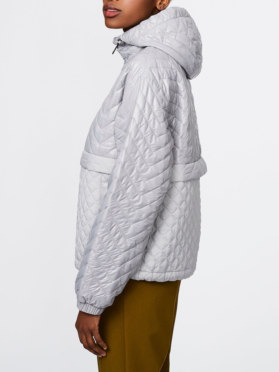 Mixed Quilted Lightweight Jacket sold by Lord & Taylor product image thumbnail 3