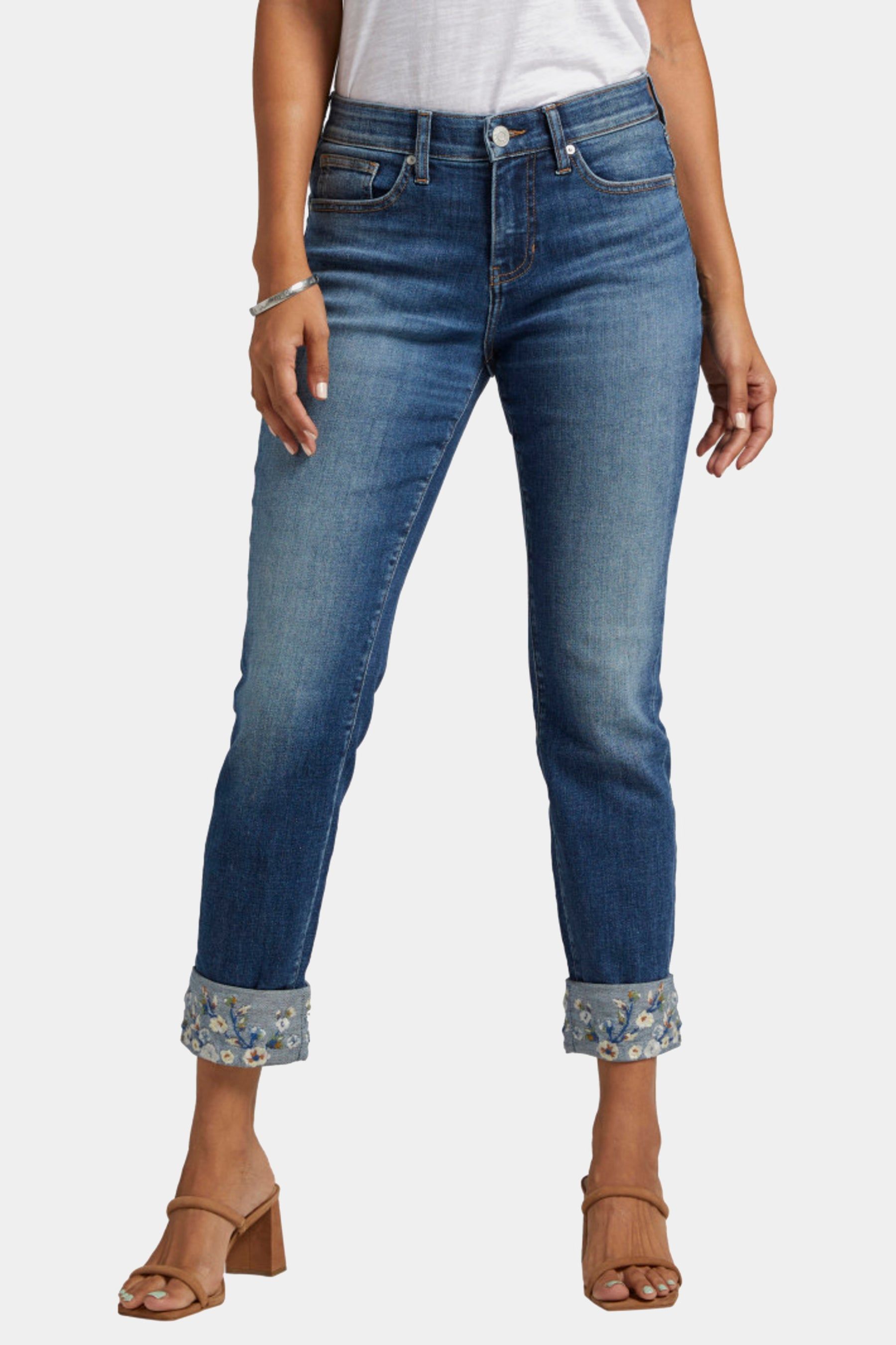 Carter Mid Rise Girlfriend Jeans sold by Lord & Taylor