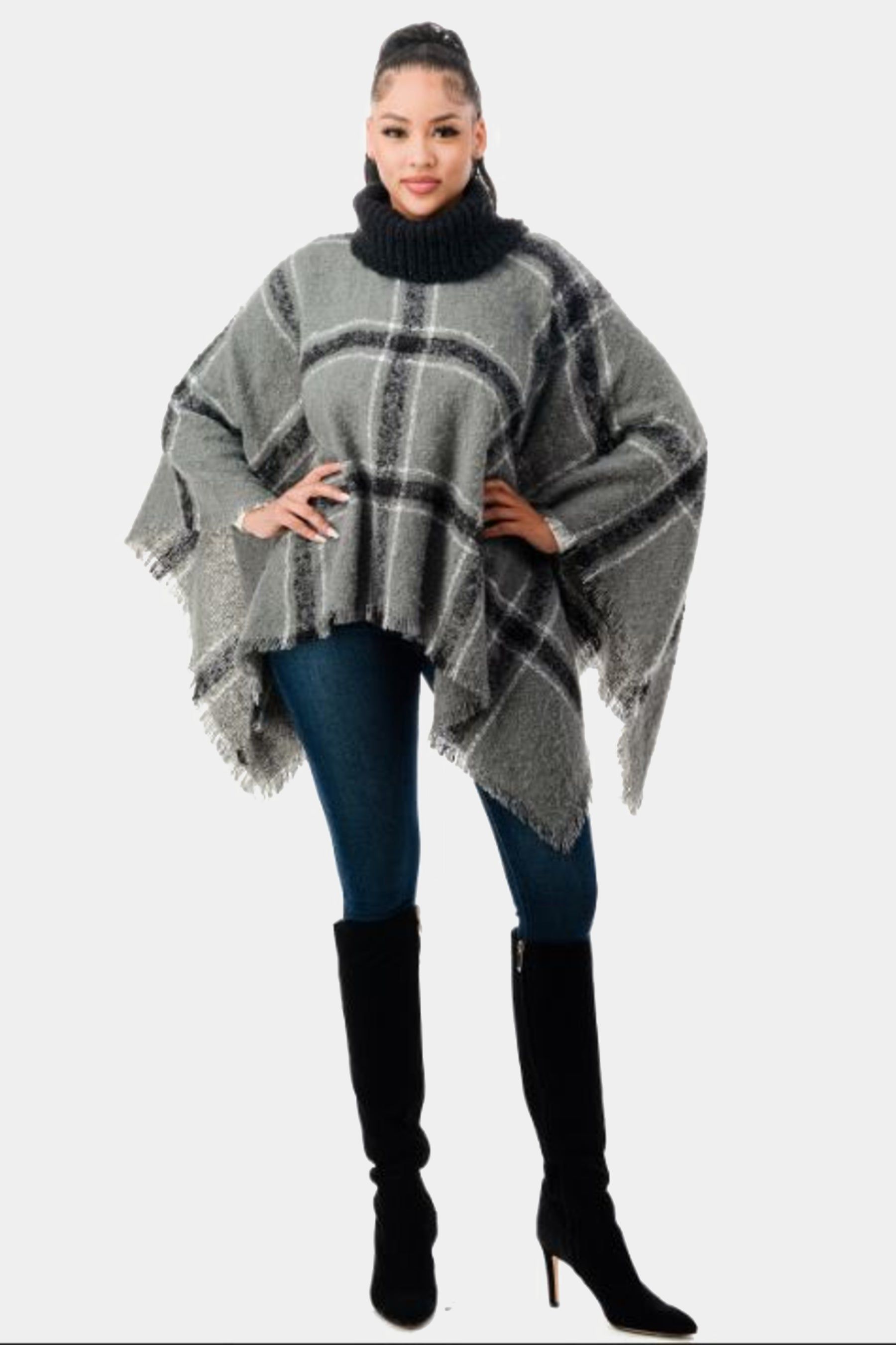 Plaid Ruana sold by Lord & Taylor product image thumbnail 10