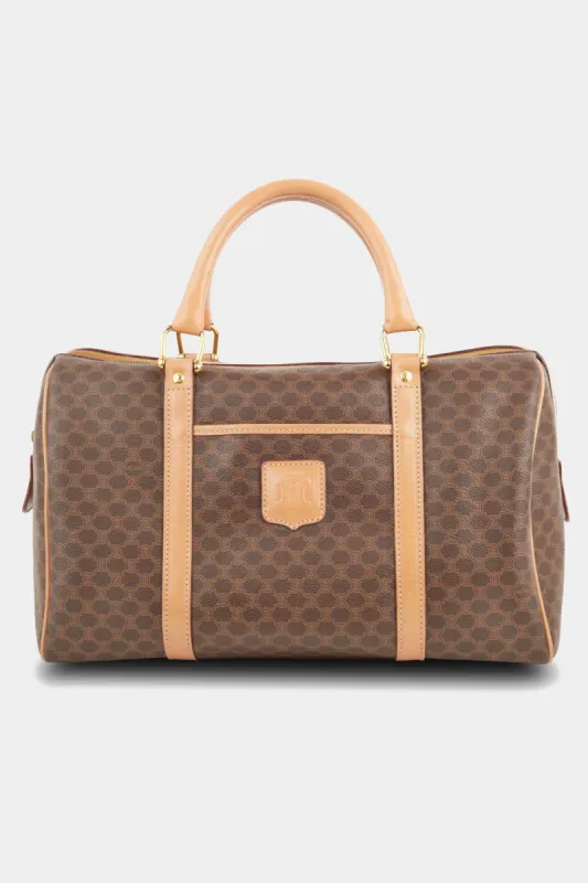 Front Pocket Macadam Boston Bag made by Celine