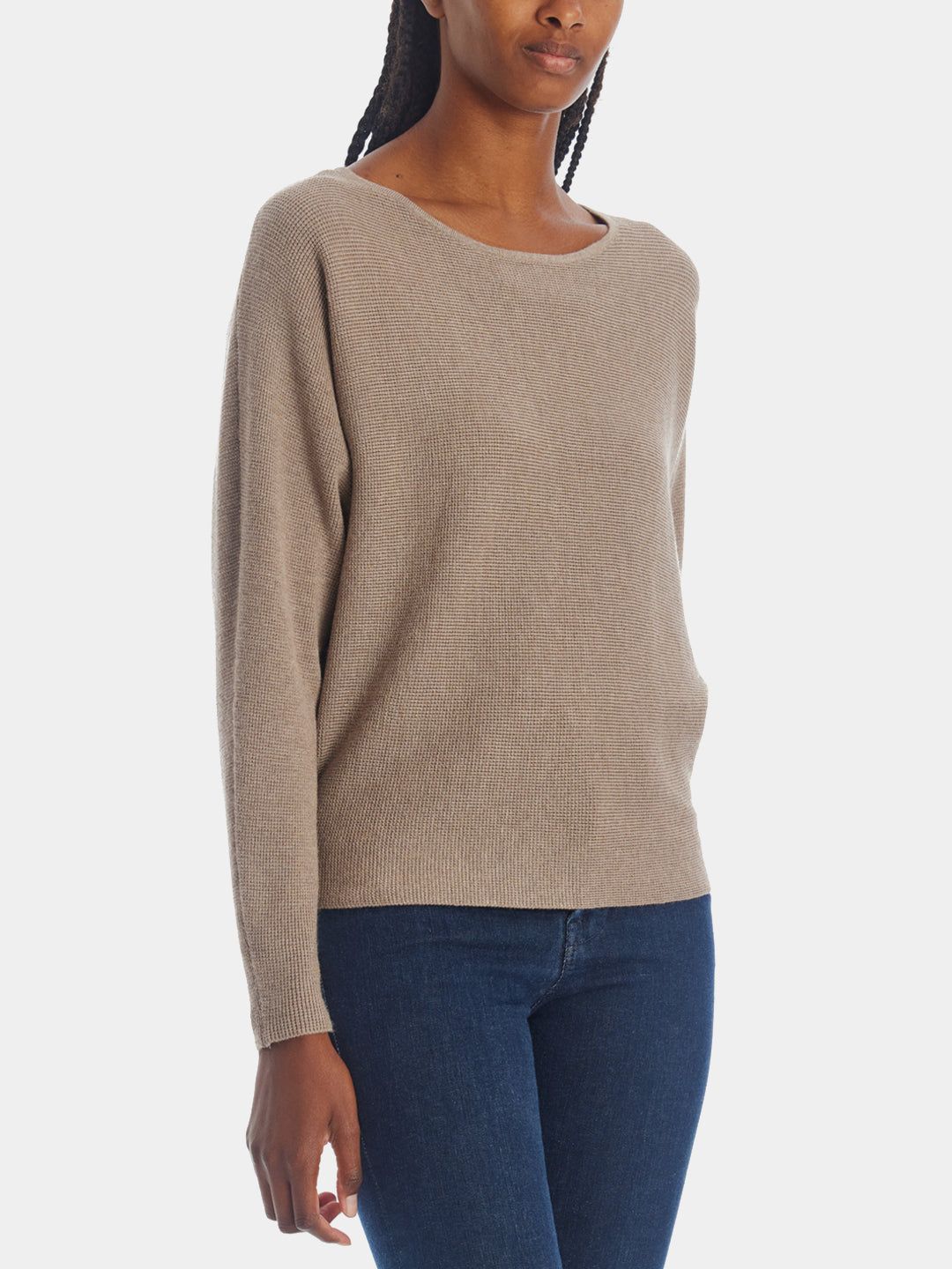 Dolman Sleeve Waffle Knit Sweater sold by Lord & Taylor product image thumbnail 8