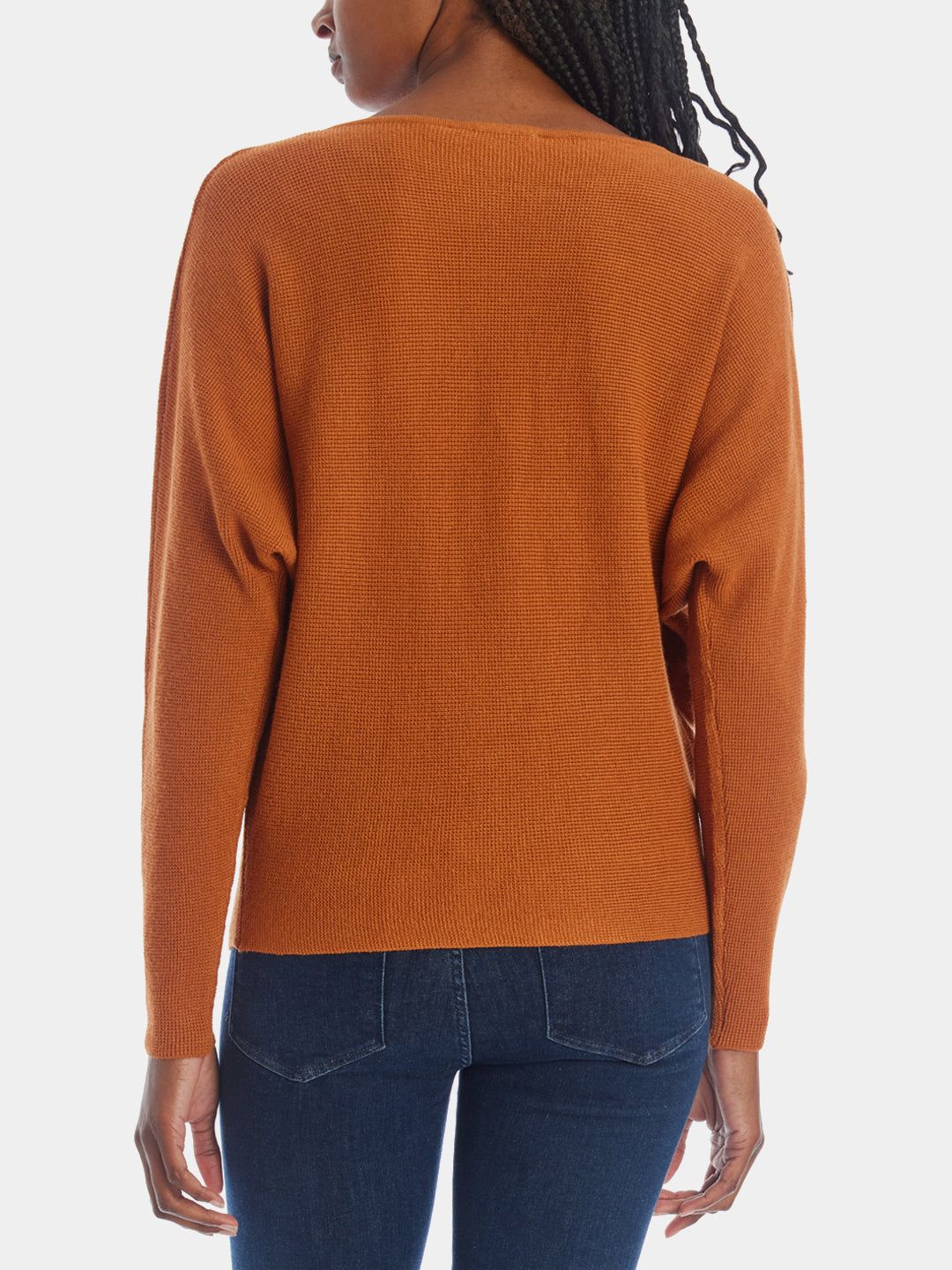 Dolman Sleeve Waffle Knit Sweater sold by Lord & Taylor product image thumbnail 2