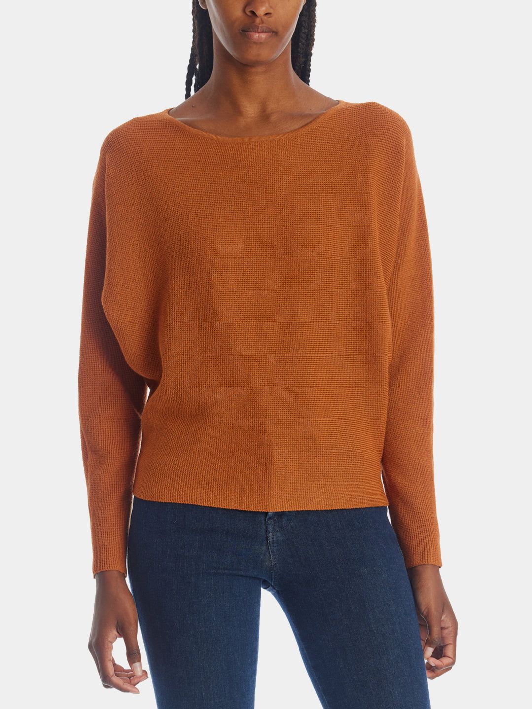 Dolman Sleeve Waffle Knit Sweater sold by Lord & Taylor product image thumbnail 6
