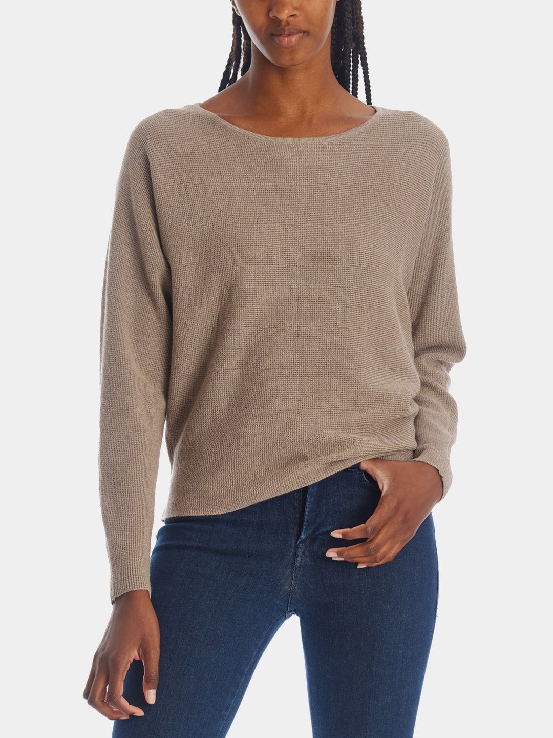 Dolman Sleeve Waffle Knit Sweater sold by Lord & Taylor product image thumbnail 19