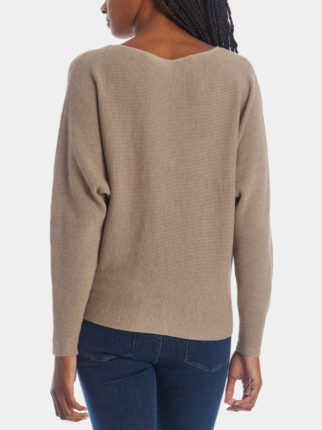 Dolman Sleeve Waffle Knit Sweater sold by Lord & Taylor product image thumbnail 17