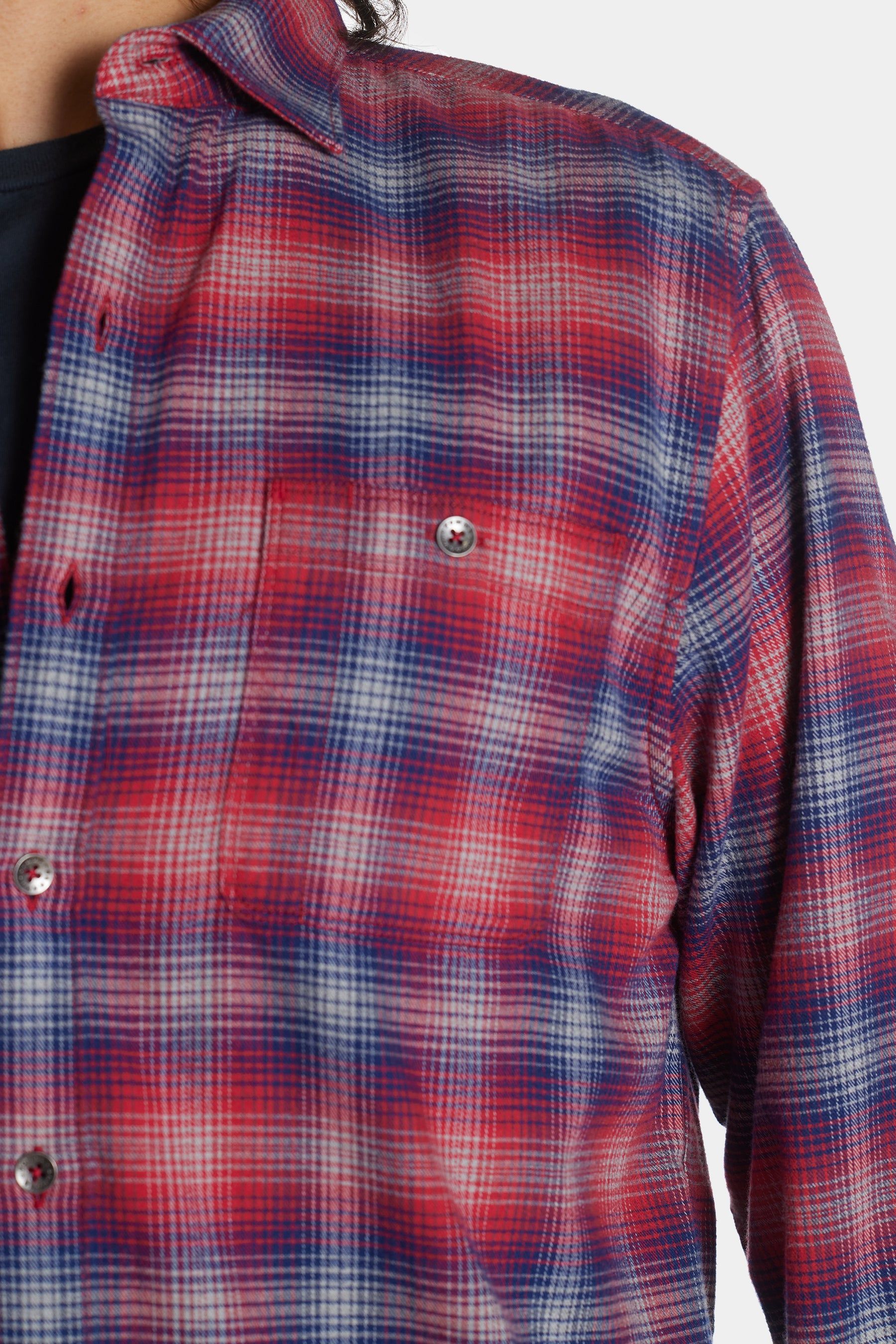 Canyon Beach Shadow Check Flannel Shirt sold by Lord & Taylor product image thumbnail 3
