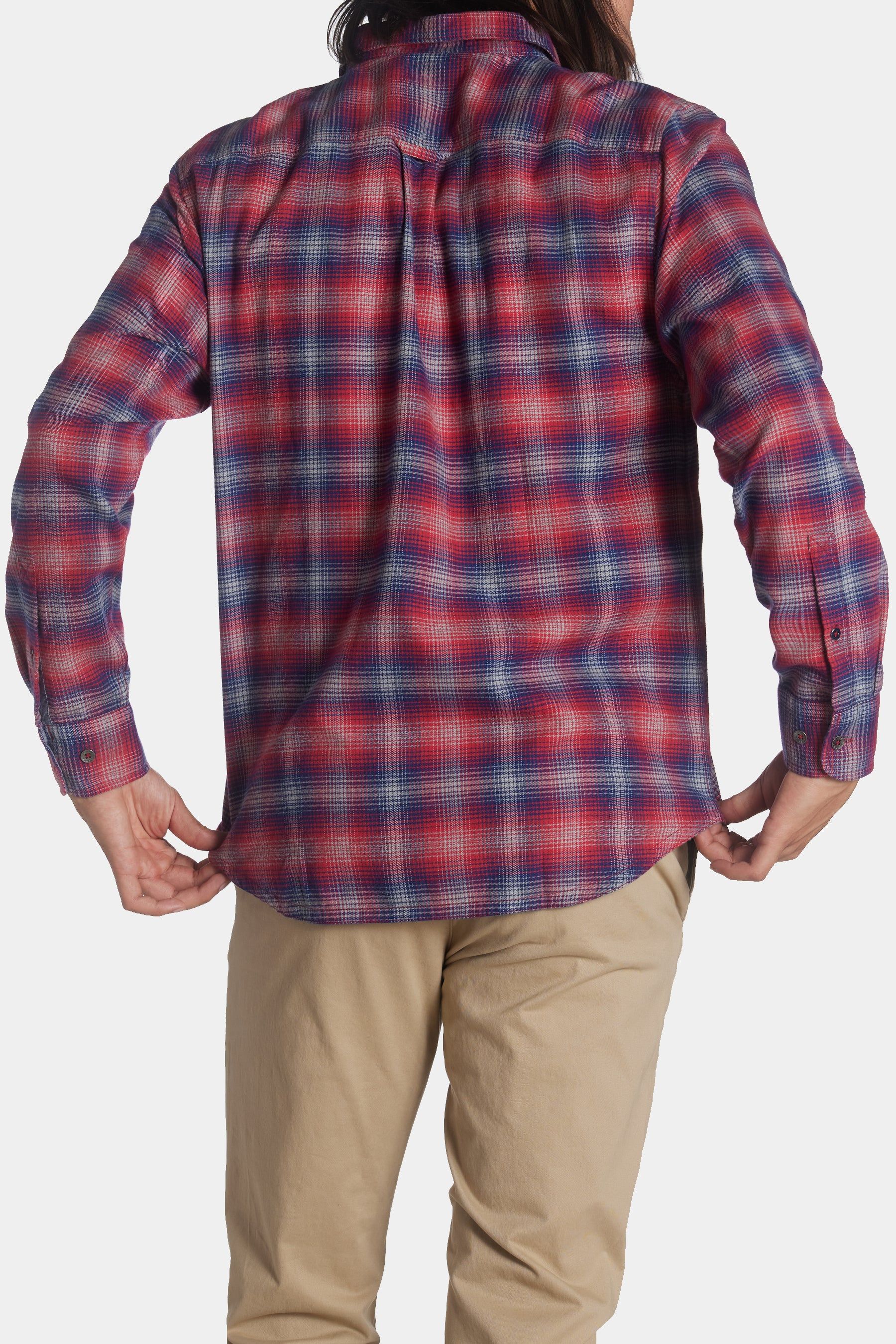 Canyon Beach Shadow Check Flannel Shirt sold by Lord & Taylor product image thumbnail 4