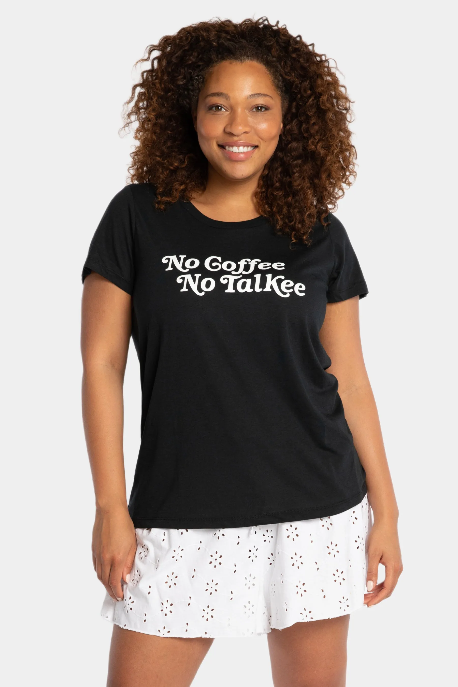 No Coffee No Talkee Tee sold by Lord & Taylor product image thumbnail 4