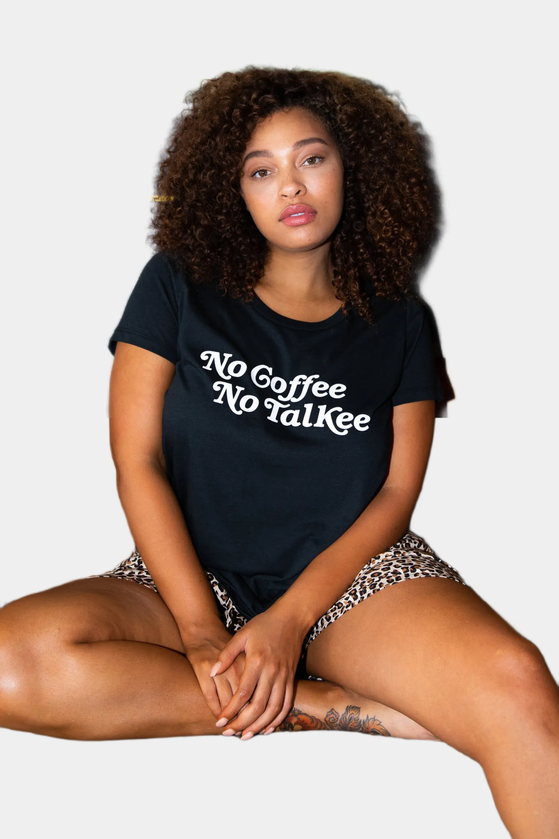 No Coffee No Talkee Tee sold by Lord & Taylor