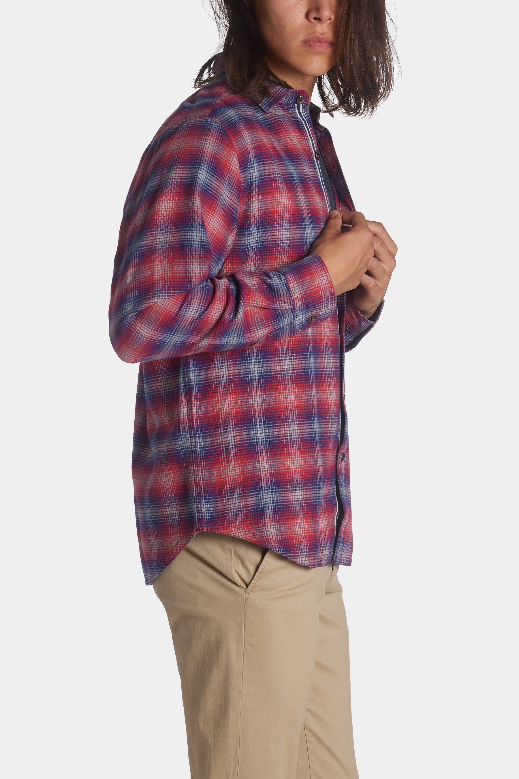 Canyon Beach Shadow Check Flannel Shirt sold by Lord & Taylor product image thumbnail 5