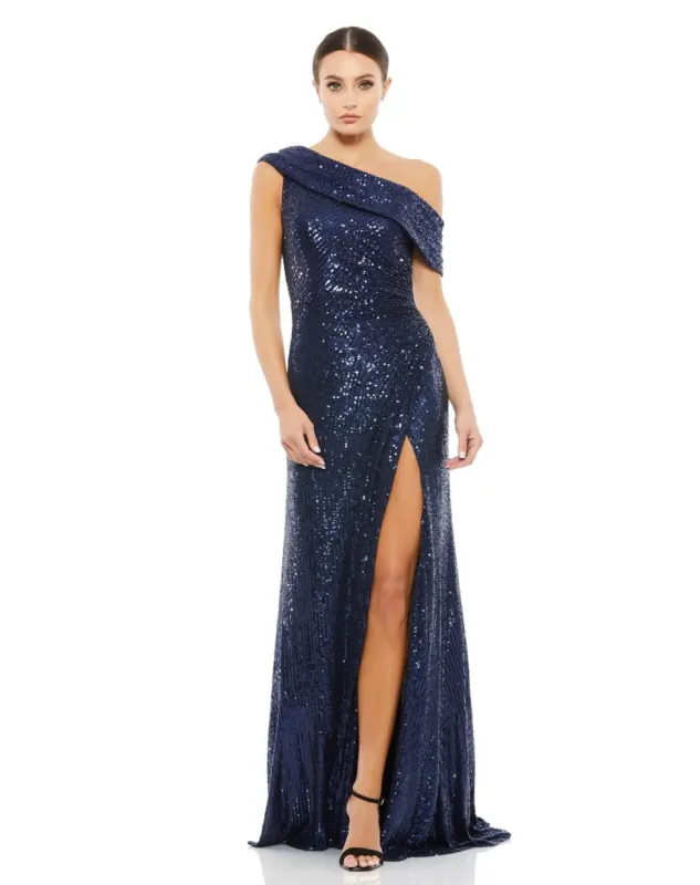 Sequin Wrap Gown sold by Lord & Taylor
