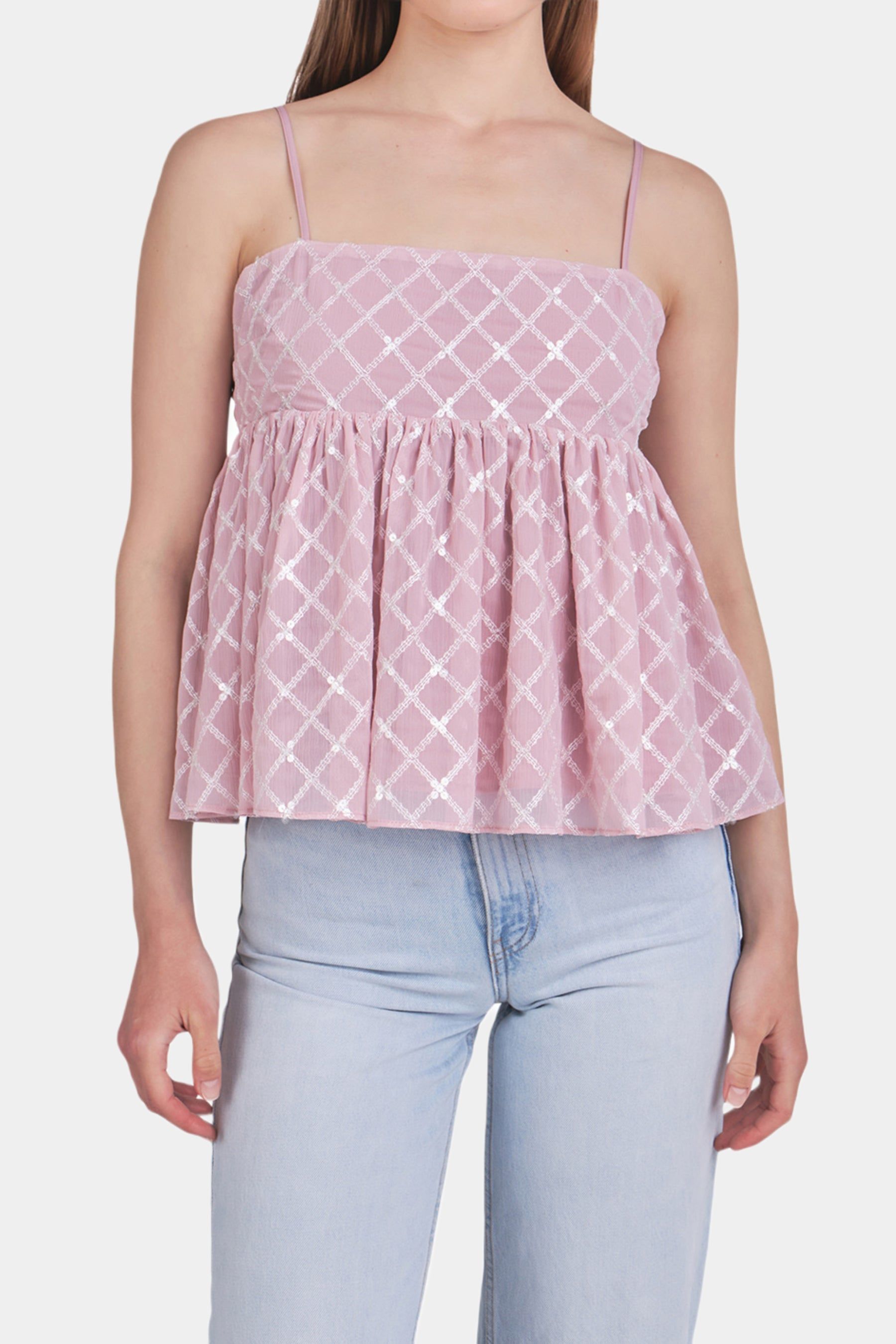 Embroidered Sequined Top sold by Lord & Taylor product image thumbnail 5