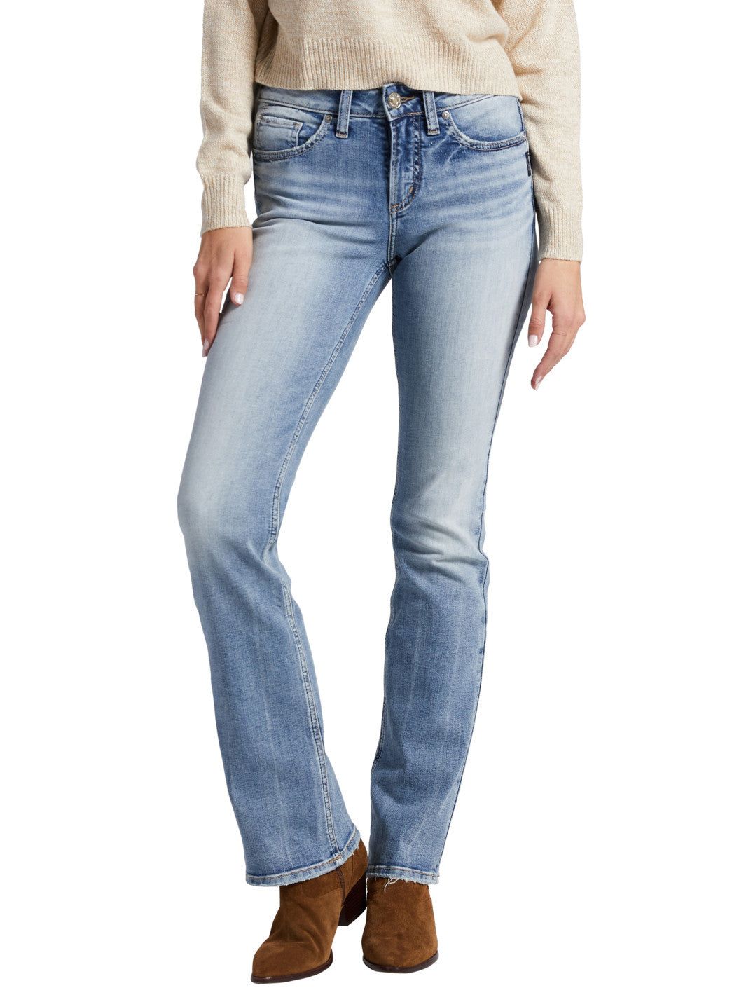 Suki Mid Rise Slim Bootcut Jeans sold by Lord & Taylor product image thumbnail 5