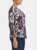 Medallion Mix Keyhole Blouse sold by Lord & Taylor