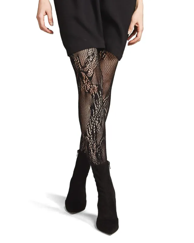 Feather Lace Net Tights sold by Lord & Taylor