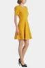 Scuba Crepe A-Line Puff Sleeve Dress sold by Lord & Taylor