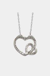 Sapphire & Diamond Accent Double Heart Pendant sold by Lord & Taylor