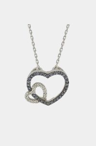 Sapphire & Diamond Accent Double Heart Pendant sold by Lord & Taylor