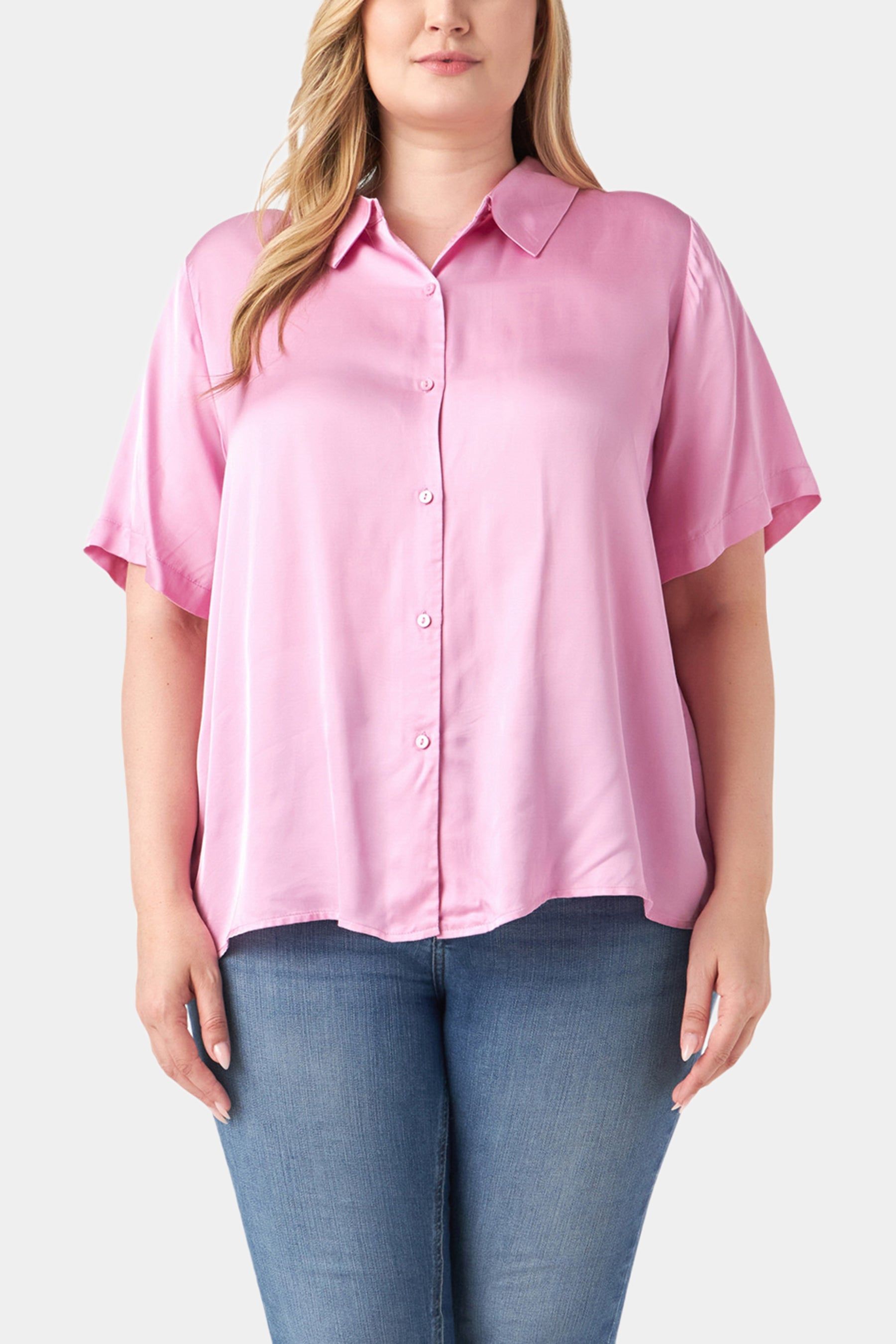 Satin Short Sleeve Shirt sold by Lord & Taylor