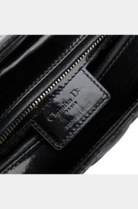 Lady Dior SHW Patent Medium Cannage Shoulder Bag sold by Lord & Taylor