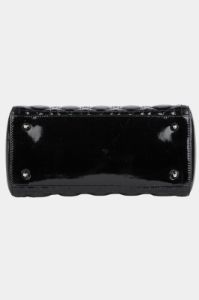Lady Dior SHW Patent Medium Cannage Shoulder Bag sold by Lord & Taylor