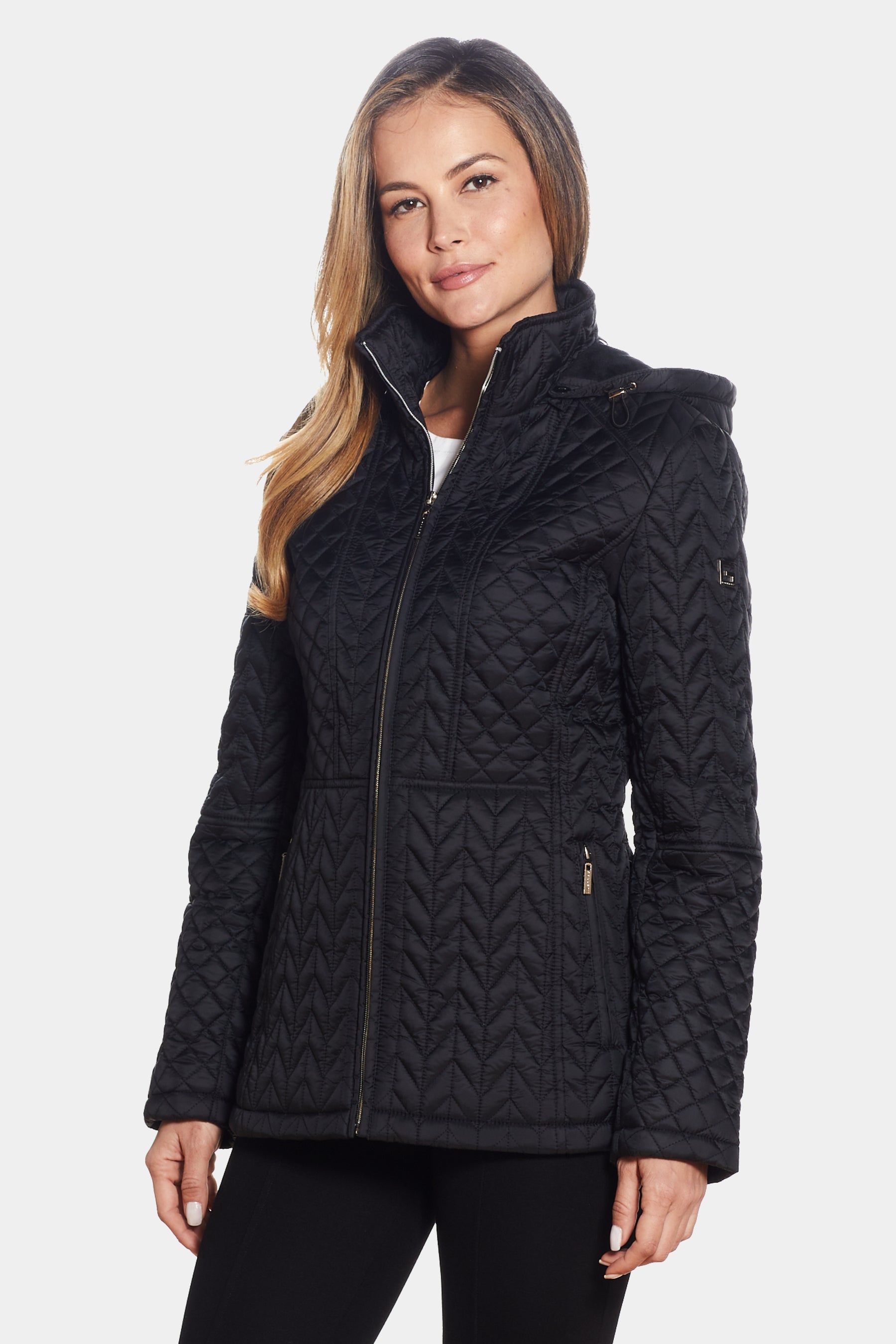 Quilted Zip front Jacket sold by Lord & Taylor product image thumbnail 5