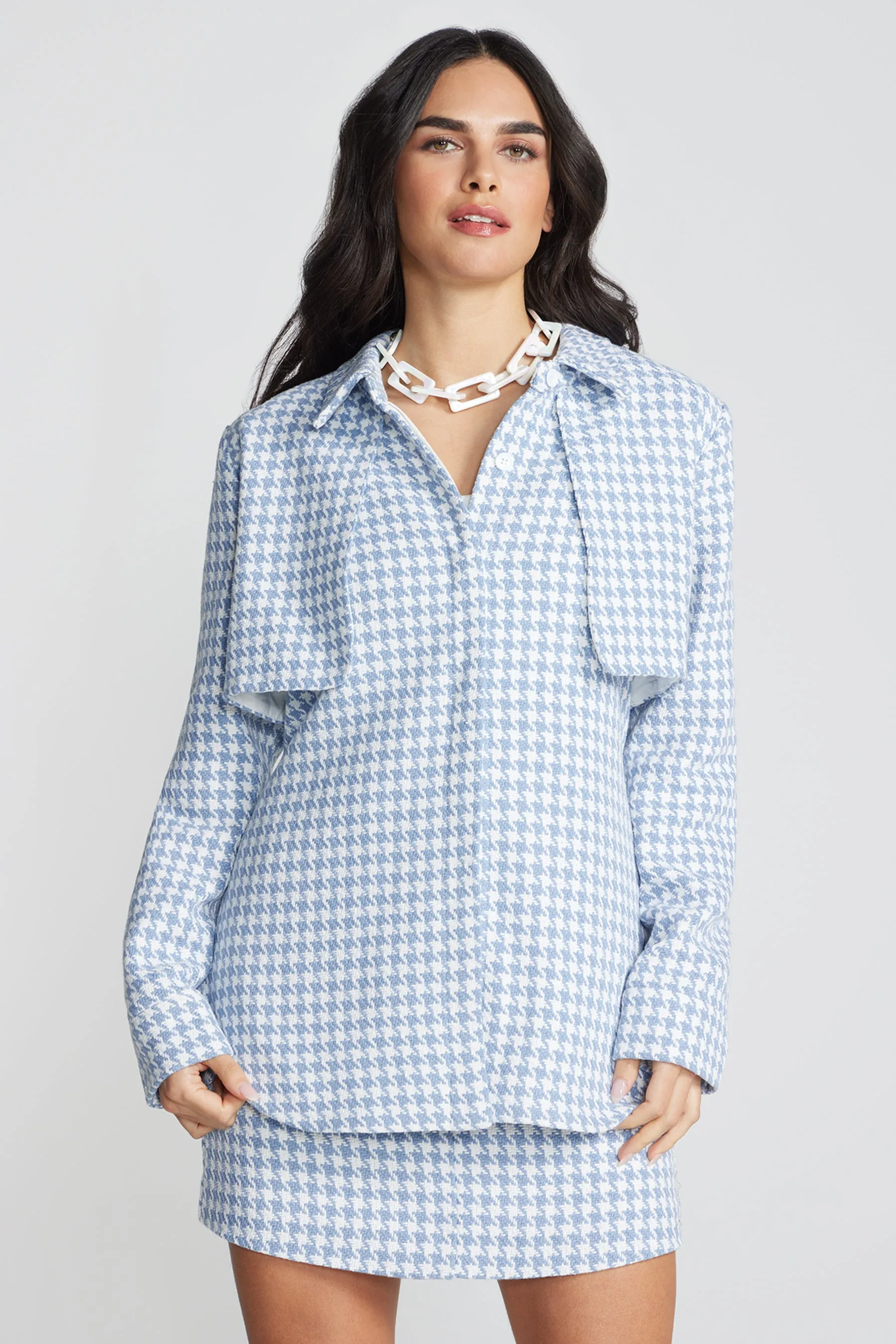 Oversized Overlay Flap Jacket sold by Lord & Taylor product image thumbnail 4