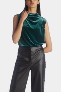 Mock Neck Sleeveless Top sold by Lord & Taylor