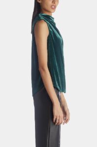 Mock Neck Sleeveless Top sold by Lord & Taylor