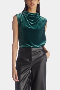 Mock Neck Sleeveless Top sold by Lord & Taylor