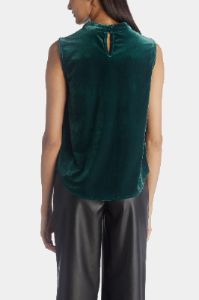 Mock Neck Sleeveless Top sold by Lord & Taylor