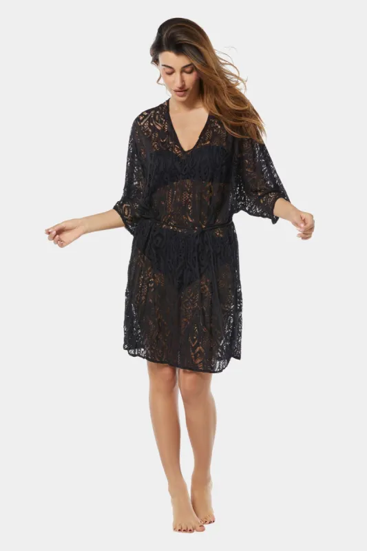 Oasis Crochet Kaftan Cover Up sold by Lord & Taylor