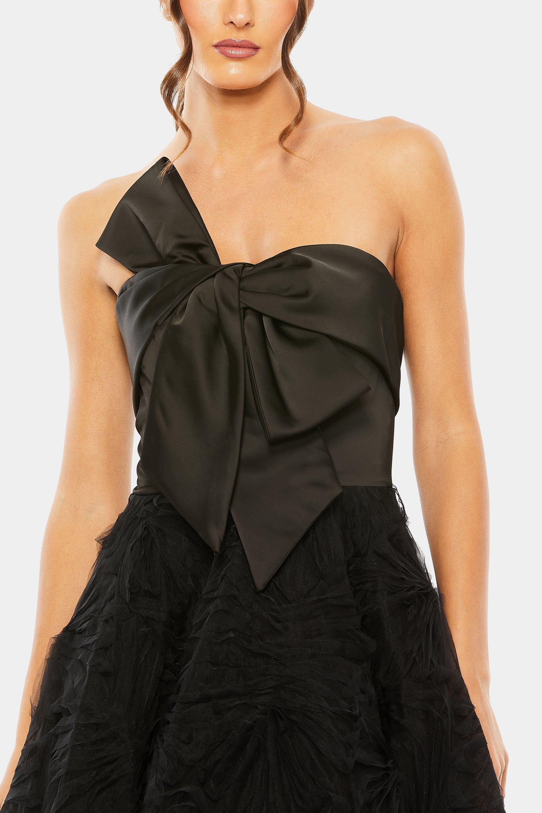 Bow Knot Front Tulle Gown sold by Lord & Taylor product image thumbnail 2