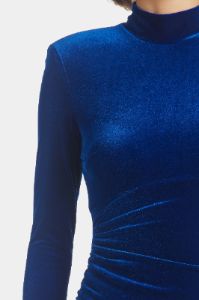 Short Mock Neck Long Sleeve Velvet sold by Lord & Taylor