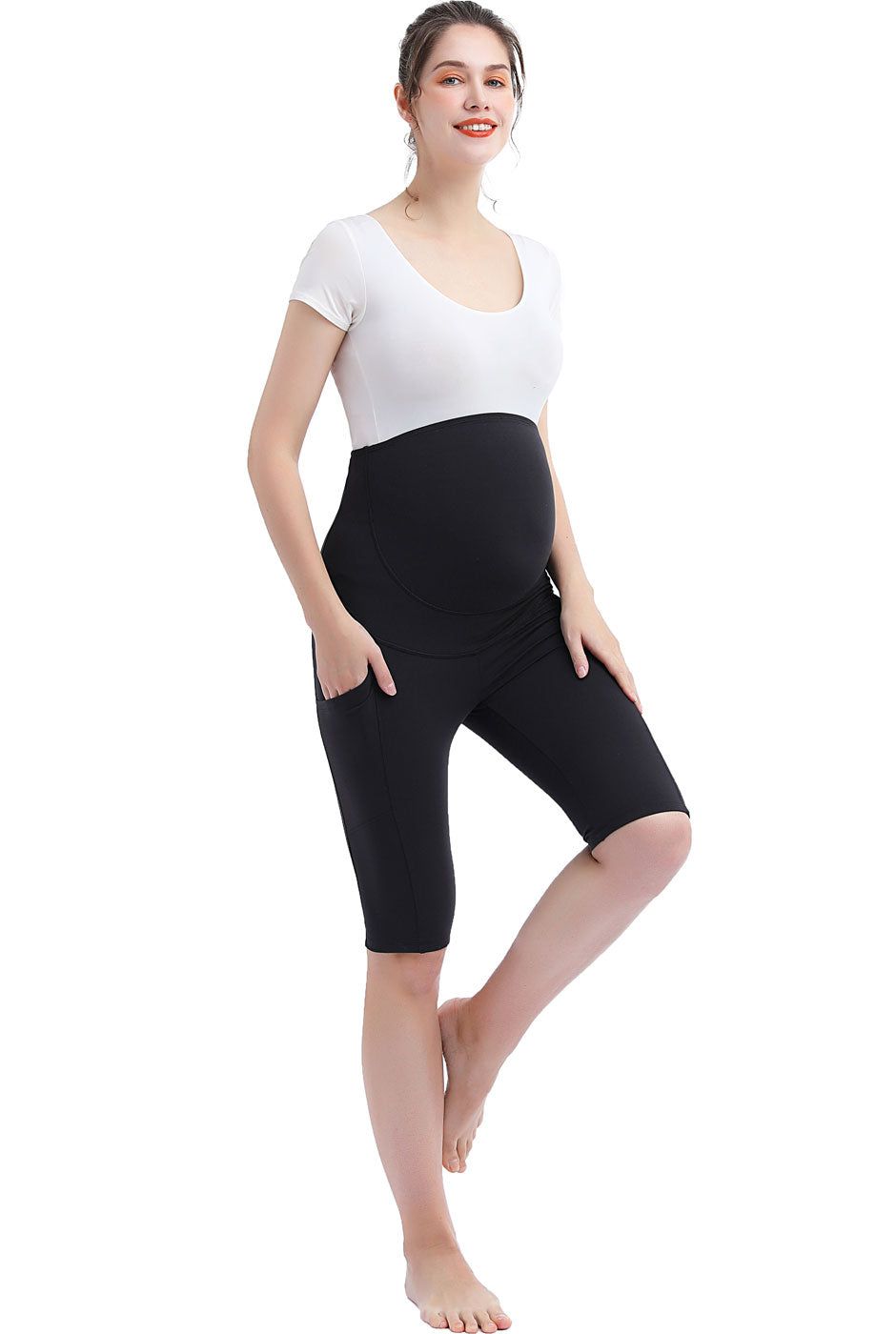 Flo Belly & Back Support Pocket Maternity Leggings sold by Lord & Taylor product image thumbnail 4