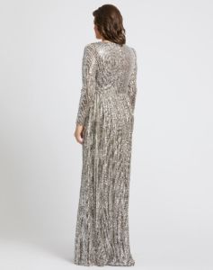 Sequin Wrap Gown sold by Lord & Taylor