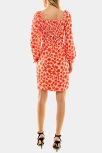 Ruched Floral Mini Dress sold by Lord & Taylor
