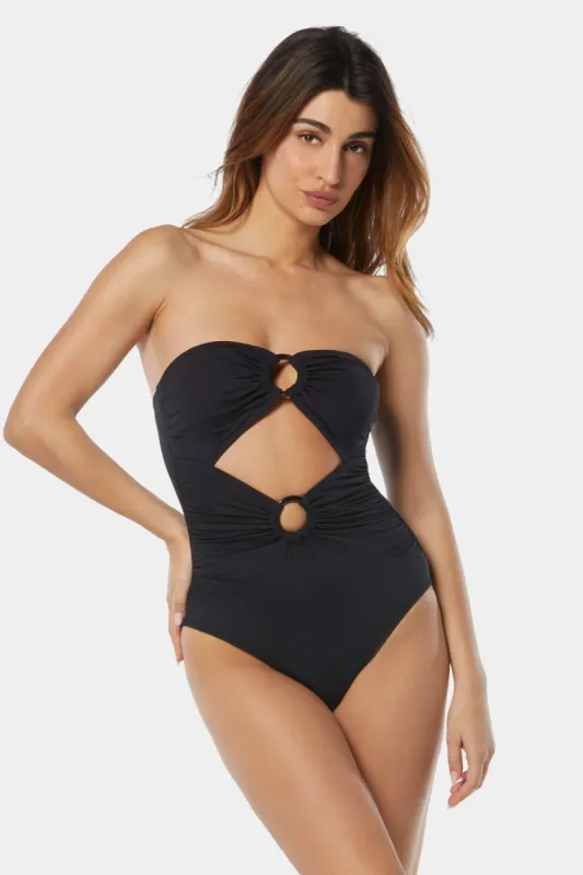 Saint Tropez Bandeau One Piece Swimsuit sold by Lord & Taylor