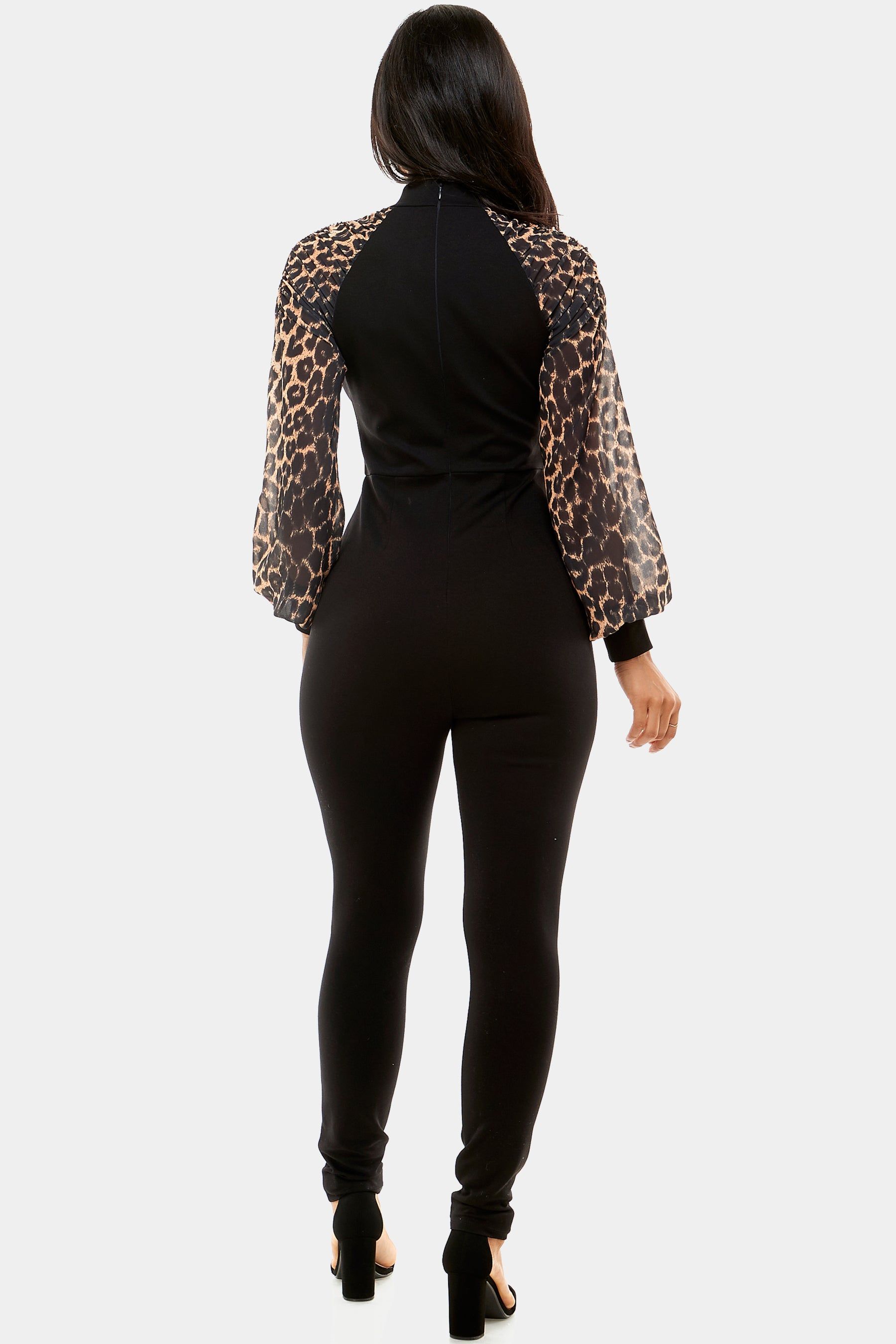 Printed Puff Sleeve Jumpsuit sold by Lord & Taylor product image thumbnail 3