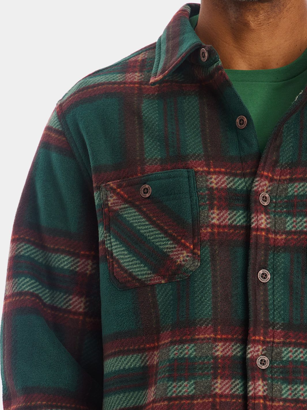 Sherpa Lined Fleece Shirt Jacket sold by Lord & Taylor product image thumbnail 3