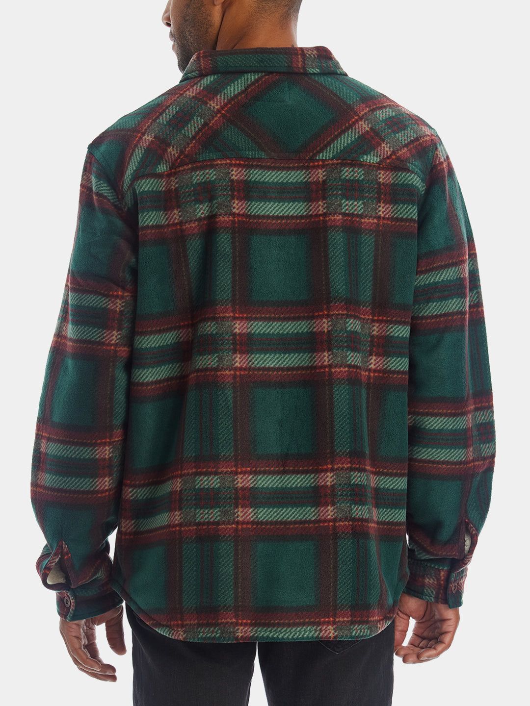 Sherpa Lined Fleece Shirt Jacket sold by Lord & Taylor product image thumbnail 4