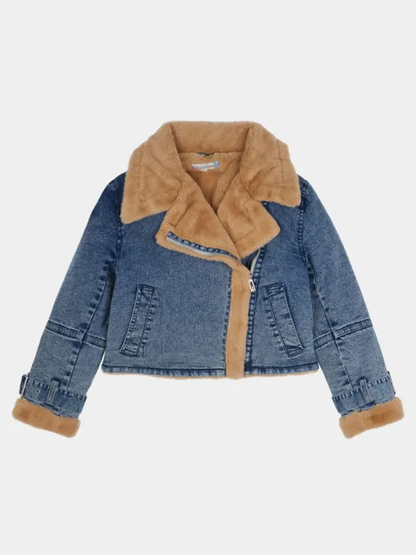 Girls Fur Lined Jacket sold by Lord & Taylor