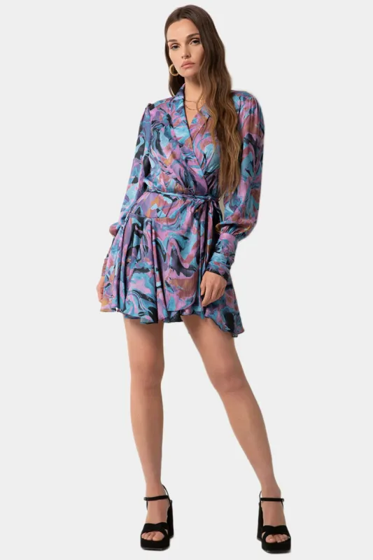 Glenna Wrap Bodice Dress made by Tart Collections