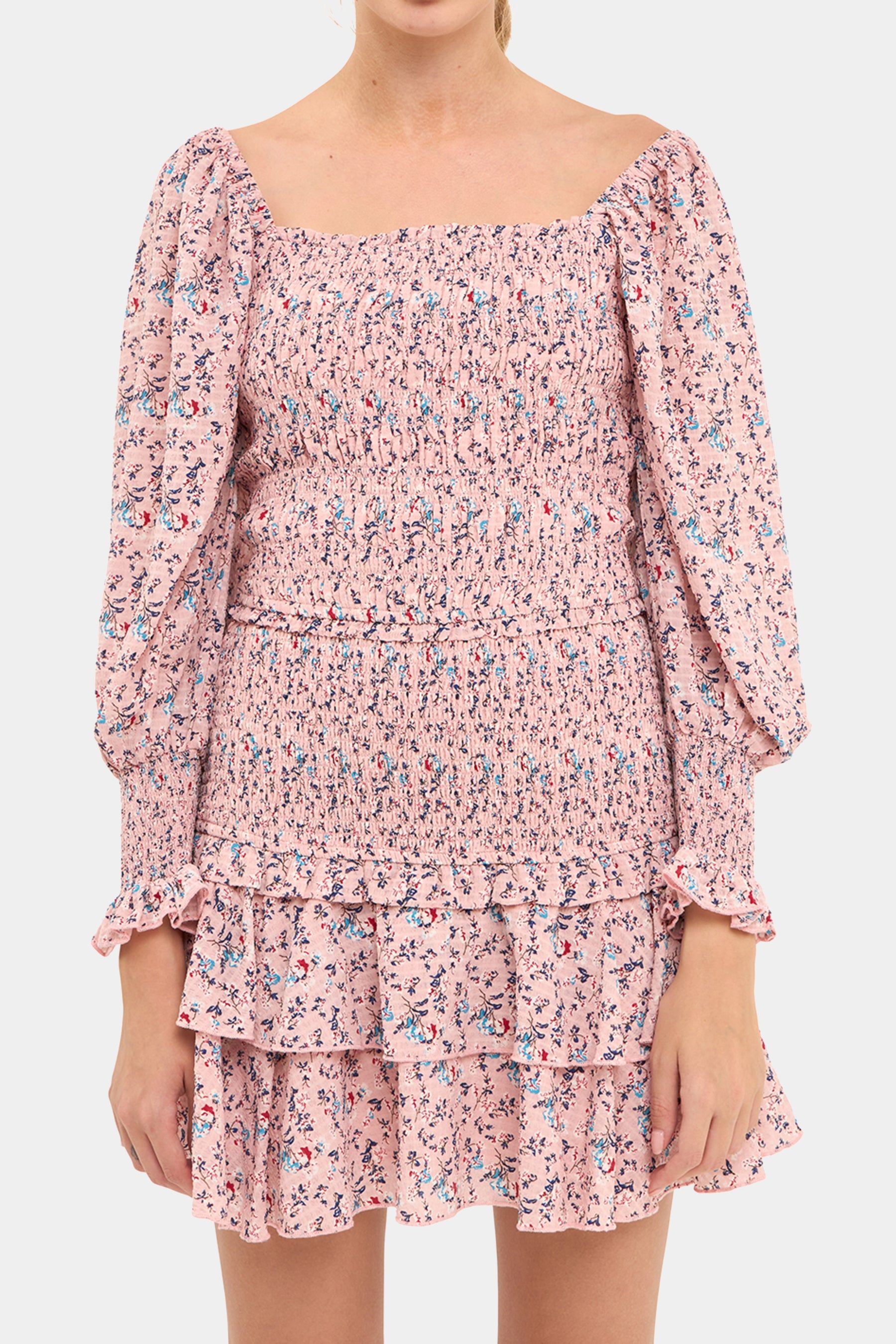 Floral Smocked Long Sleeve Top sold by Lord & Taylor product image thumbnail 2