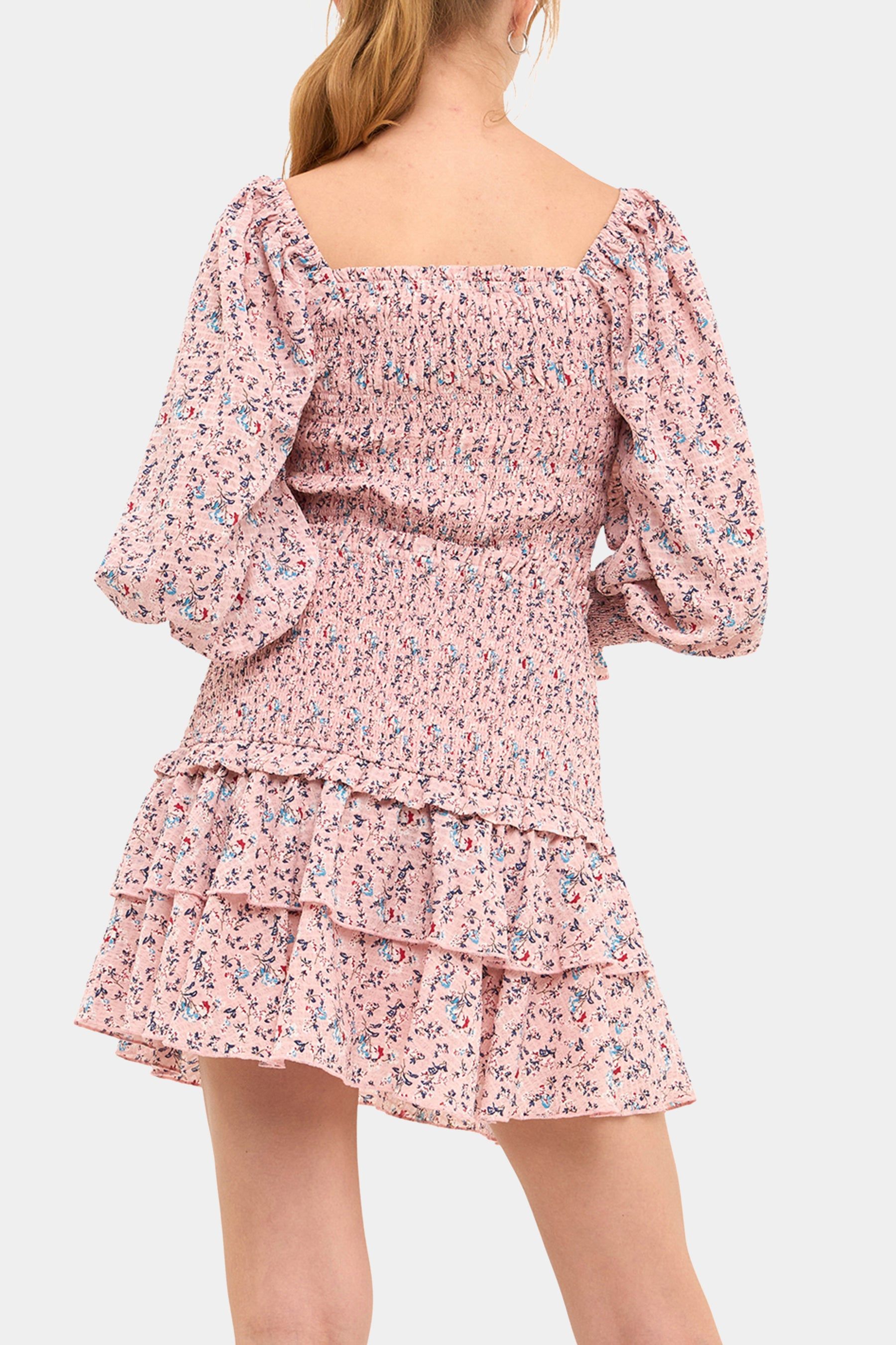 Floral Smocked Long Sleeve Top sold by Lord & Taylor product image thumbnail 4