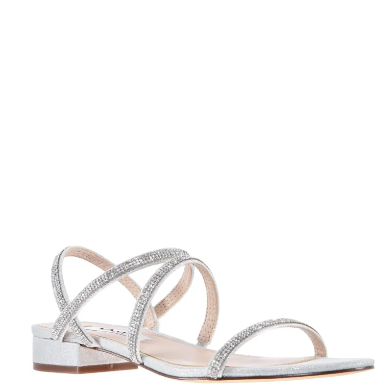 Swan Crystal Flat Sandal sold by Lord & Taylor