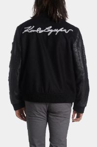 Varsity Bomber Jacket sold by Lord & Taylor