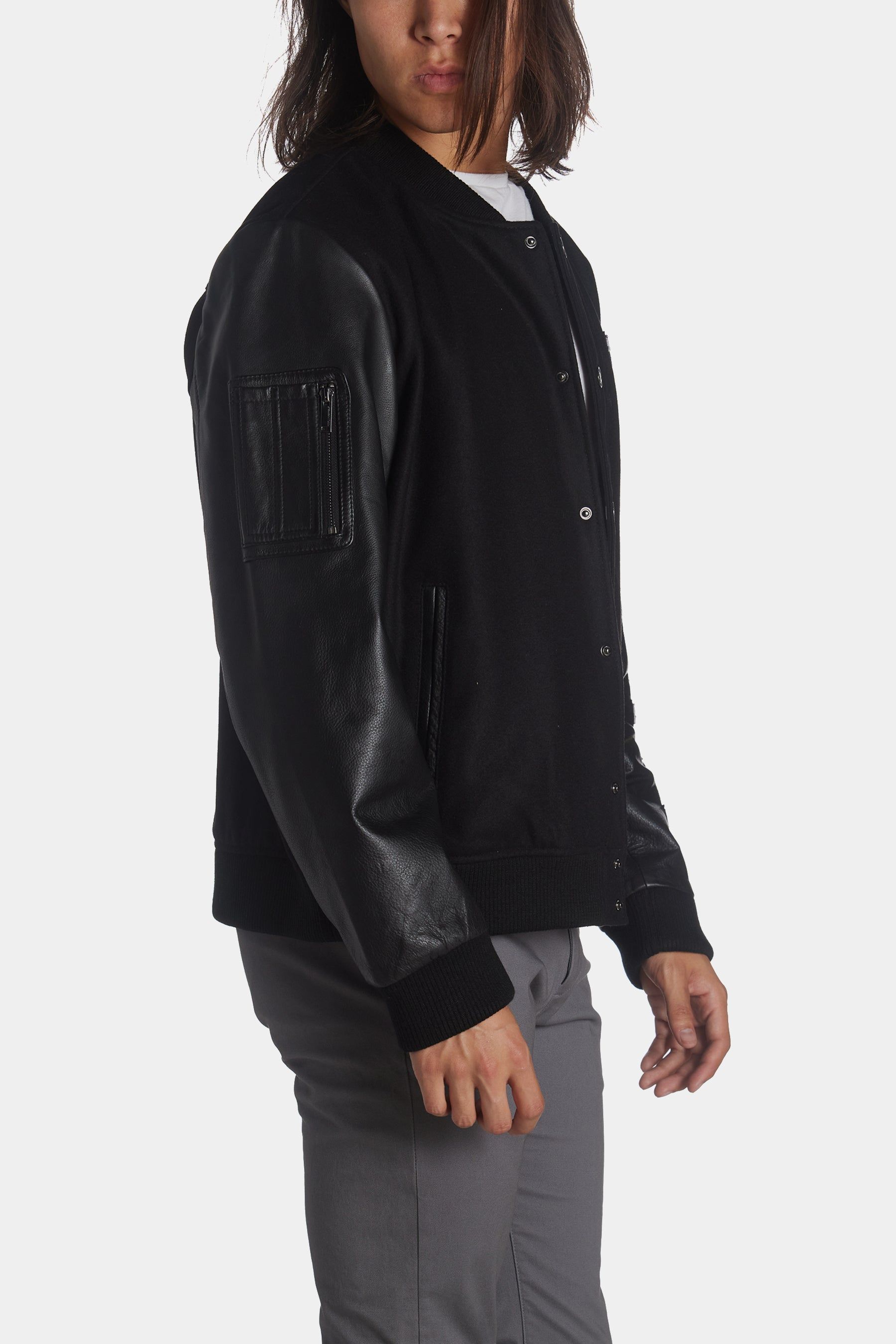 Varsity Bomber Jacket sold by Lord & Taylor product image thumbnail 3