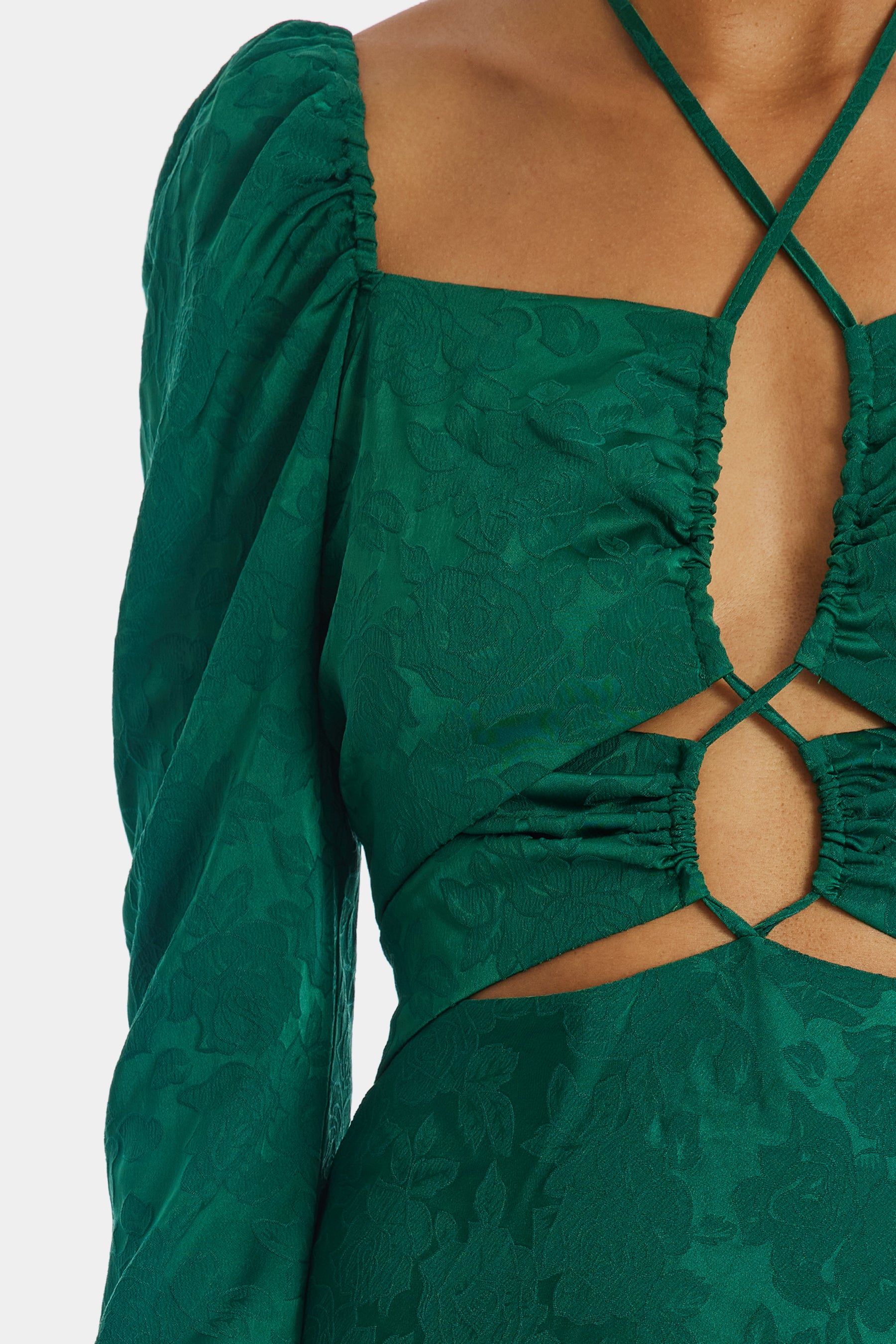 Halter Cut Out Midi Dress sold by Lord & Taylor product image thumbnail 2