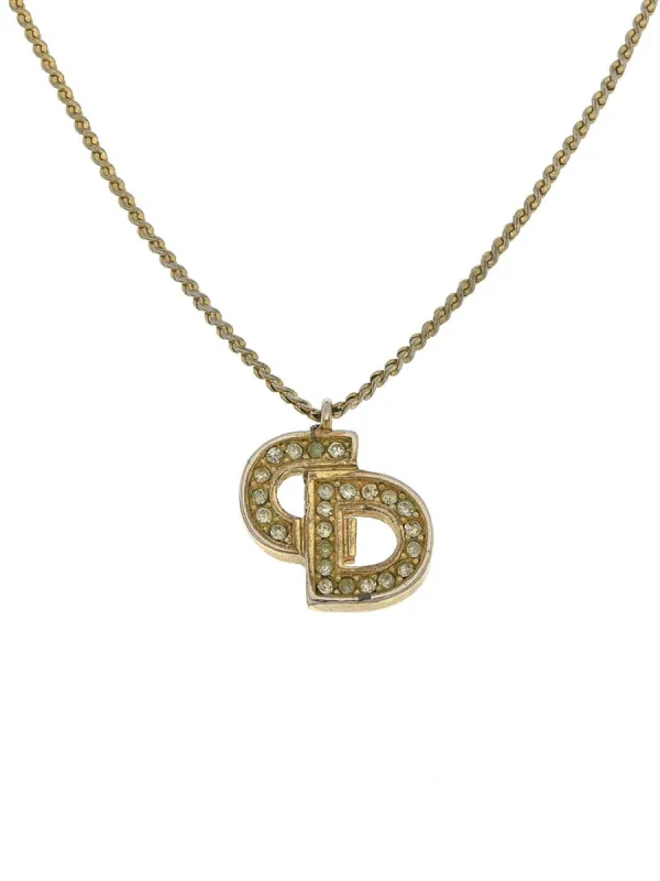 CD Logo Pendant Necklace sold by Lord & Taylor
